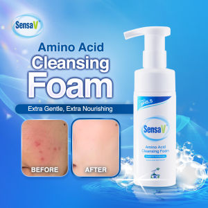 SensaV Amino Acid Cleansing Foam | Gentle Cleanser • For Oily Skin • Protects Skin Barrier • 150ml