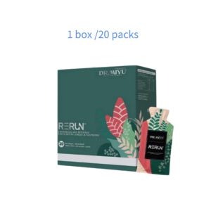 【Guaranteed Original】new edition  DR.MIYU RERUN 100% Natural Plant-Based Beverage 600ml (30ml x 20 sachets/sacet) 100%天然草本植物配方  #痛风缓解 #关节支持