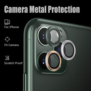【 1 Set 】 CrashStar Alloy Glass Camera Lens Protector For iPhone 17 16 15 14 Pro Max Air Plus 13 12 Pro Max Mini 11 Pro Max Premium HD Tempered Glass Metal Ring Aluminum Alloy Lens Screen Cover Camera Film Protection Hot Sale