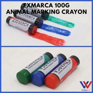 EXMARCA Long Lasting Oil Based Livestock Identification Crayon for animals 100 grams each