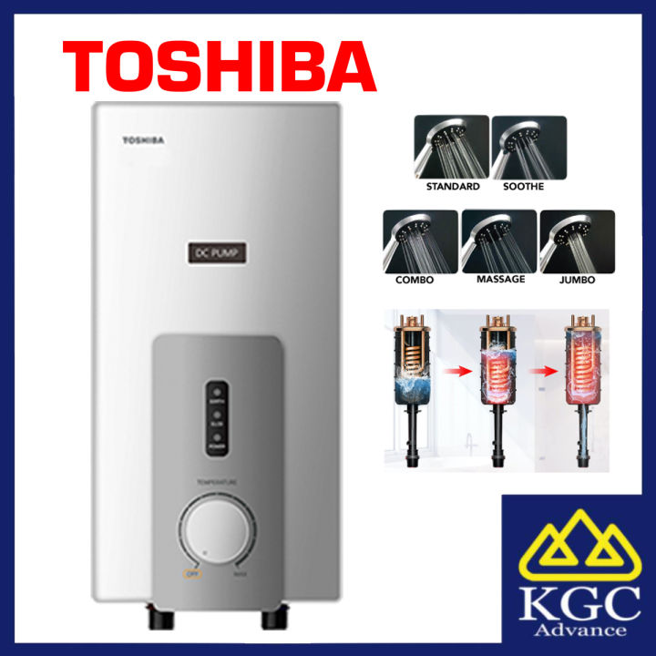 Toshiba Instant Electric Water Heater (With Pump) DSK38S3MW Lazada