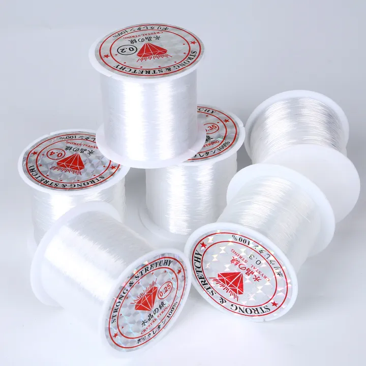 Transparent fishing wire beading, non-elastic, special thread for