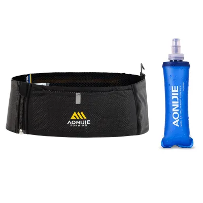 AONIJIE W8122 Running Belt Fitness and Running Fanny Pack for Women and Men Waist Band Pack for Phone Keys Money Moisture Wicking Storage Belt