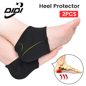 DIDI 2PCS Plantar Fasciitis Therapy Wrap Foot Heel Pain Relief Sleeve Heel Protect Sock Ankle Brace Arch Support Orthotic Insole