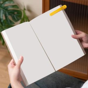 3Pcs Silicone Automatic Bookmarks Book Page Holder Clip for Book Lovers Women Men Reading Accessories Silicone Book