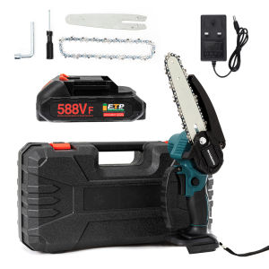 MANSOON 12” Inch Mini Cordless Chainsaw Brushless Wood Cutter Secateurs Portable Branch Pruning Saw Electric Saw Gergaji Elektrik Mesin
