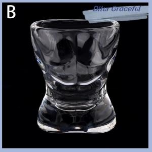 Ditur 1PC New Unique Beer Cup Funny Men Women Body Shaped Transparent Wine Bar Drinkware Cocktail Mug Coffee Juice Teacup