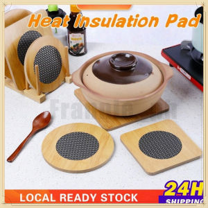 Wooden Heat Insulation Pad Heat Pad Anti-Slip Pot Holder for Kitchen Kitchenware