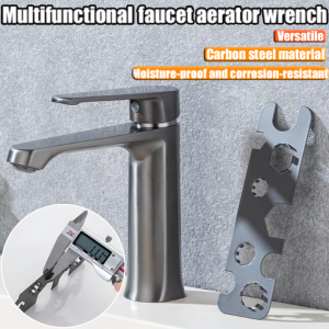 Faucet Aerator Wrench Disassembly Wrench Stainless Steel Spout Wrench Wash Hand Basin Rem