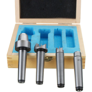 4Pcs Woodworking Top Pin MT2 Lathe Turning Tool Spur Live Center Set Taper For Woodwork Bored Tailstock Milling