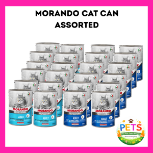 Morando Professional Adult Cat Can Assorted with Salmon and Tuna Salmon 400g each