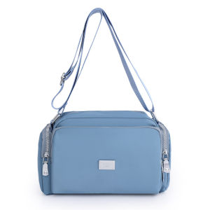 iFASHION 2006 READY STOCK Nylon Shoulder Bag Wide Shoulder Strap Crossbody Bag Large Capacity Lightweight Small Square Bag