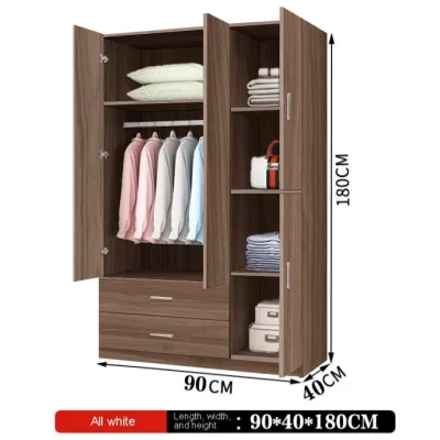 EXINHOME Cabinet For Clothes Wardrobe Small Home Bedroom Simple Modern Cabinet Storage Rental Room