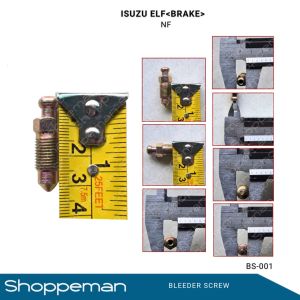 WHOLESALE 50PCS FUSO 4D32 8DC9 ISUZU ELF 4BC2 D500 FORWARD V-10 NKR V-12 TOYOTA TAMARAW BLEEDER SCREW