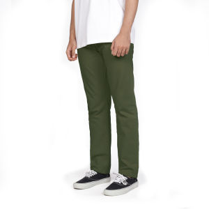 MARUSO Celana Panjang Chinos Pria Reguler Fit RITZY 1 Cream Twill Non Stretch