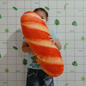 GỐI ÔM NGỦ CHO BÉ MẪU GIÁO GỐI ÔM 3D HÌNH BÁNH MÌ NHIỀU SIZE VẢI NHUNG MỊN GÒN MỀM CHO BÉ
