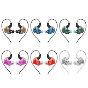 High Fidelitys Wireds Earbuds with Detachable 2Pin Cable and Enhanceds Bass for Music Lovers and Active Use