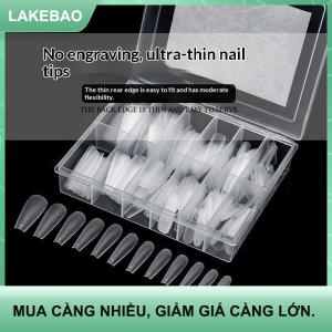 【LAKEBAO】 240pcs giả móng tay lời khuyên mềm Gel ngón tay bán mờ viên nang hạnh nhân Teardrop t-hình dạng đầy đủ Bìa nhân tạo giả móng tay mở rộng