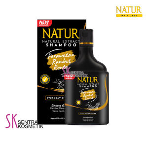 NATUR Shampo Ginseng Extract Shampoo Rambut Rontok