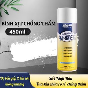 Bình Xịt Chống Thấm Nano 450ML | Keo Xịt Chống Dột Mái Tôn Tường Nhà Sân Thượng Siêu Chống Nước