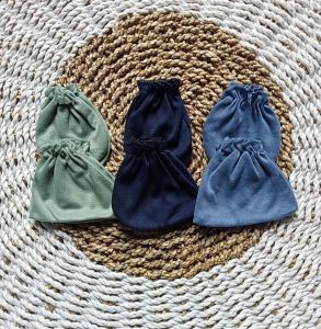 3 Set Sartaki Sarung Tangan Dan Kaki Bayi Baru Lahir Lembut Premium NAZ BABY