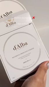 Cushion Dalba Watertull Tone Up Sun SPF 50+ PA++++ 15g