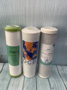 [Tặng kèm tay vặn cốc] Combo lõi lọc nước 123 - T33