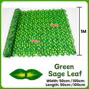 100cm x 300cm Artificial Leaf fence Screening Roll UV Fade Protected Privacy Hedging Wall Landscaping Garden for Fences