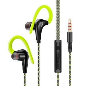 Universal Sports Headsets for Boys and Girls Sound Quality in-ear Headphones Universal Headphones HiFi Sound Quality Built Mic Universal Original High Quality Headset Waterproof Sweat-proof Sports Headset Noise Headphones Suitable for Any Mobile Phone