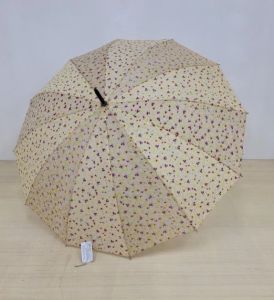 Umbrella Large 10 Bone Length 76cm Long Handle Windproof Full Steel Skeleton