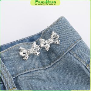 C.N. Detachable Metal Tighten Waist Button for Women Skirt Pant Jeans Adjustable Waist Clip