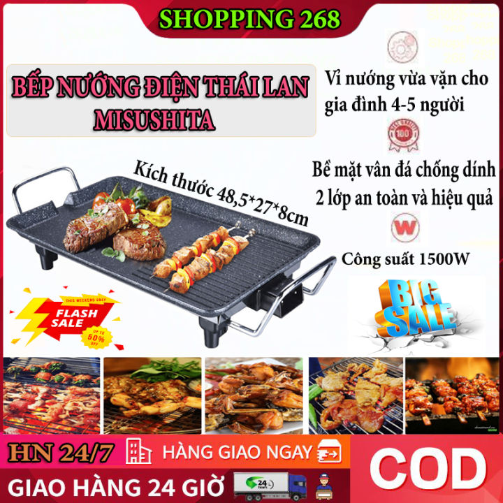 [HN] Bếp Nướng Không Khói, Bếp nướng điện không khói misushita MS-21928 ...