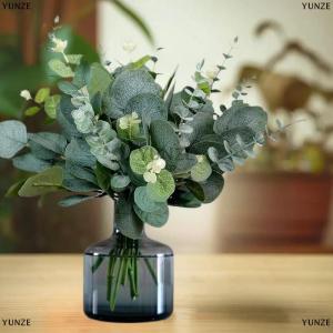 [COD] YUNZE ช่อดอกไม้ประดิษฐ์สำหรับเจ้าสาว5ชิ้น เซ็ตพวงหรีดงานแต่งงานโต๊ะรับประทานอาหารกลางบ้านห้องปาร์ตี้ตกแต่ง