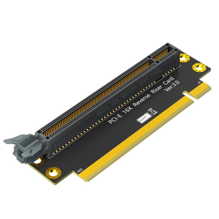 [zone 4]-Male to Female Riser Card PCI-E 16X 3.0 90 Degree Reverse for ...