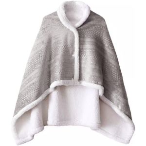 UNIITY Mềm mại Khăn choàng lười Đa chức năng Lông cừu san hô Chăn nhỏ Dày ấm Chăn ngủ Giờ nghỉ trưa