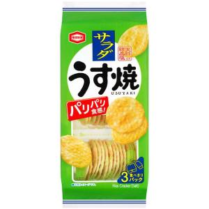 Bánh gạo Senbei Usuyaki Kameda Nhật Bản vị tôm/ salad 80g