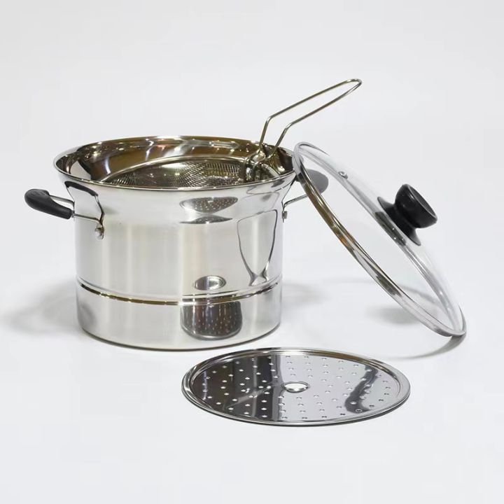 Multifunction Pot 3 in 1 Stainless Steam and Deep Frying Cooking Pot ...