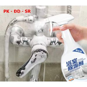 Chai Xịt Tẩy Cặn Canxi Nhà Tắm Siêu Sạch 500ml – Tẩy Ố Vàng Bồn Sứ Vòi Inox Vách Kính Gạch Men Hiệu Quả - Giá Rẻ