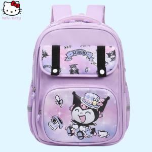 Christmas gifts Halloween Cartoon Anime Sanrio Kuromi New Kids Backpack Cinnamoroll Kawaii Large Capacity Lightweight Spine Protection Fashion Schoolbag