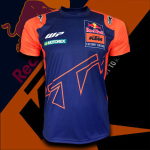 เสื้อยืด MotoGP KTM Factory Racing ทีมชนิดไม่เหมือน เสื้อยืดโมโตจีพี เคทีเอ็ม แฟคทอรี่ เรสซิ่ง #MG0082 พิมพ์ทั้งตัว ไซส์ S-5XL