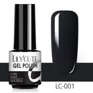 UR SUGAR LILYCUTE 7ml Glitter Sequins Gel Nail long Polish Permanent Gel Rose Gold Semi Hybrid Nail Art DIY Design Varnish