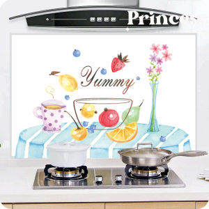 Wall Sticker / Stiker Dinding DAPUR Anti Minyak 60 x 90 cm / Perlengkapan Dapur ( OR 02 )