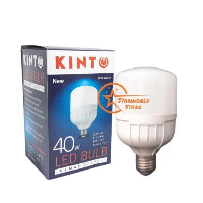 KINTO Lampu Bohlam LED Capsule Murah 40 Watt - Cahaya Putih