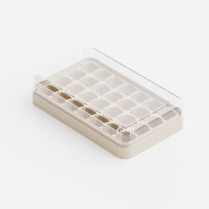 Lazy Silicone Ice Maker No Dirty Hands Pressing Ice Lattice Molds Ice Cube Mold Box Refrigerator Ice Handy Gadget