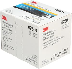 3M Softback Sanding Sponge 02600 Microfine  20pcs/box
