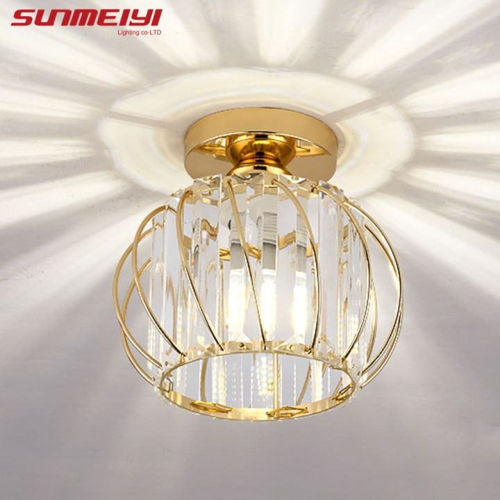 Đèn Trần Pha Lê LED Thiết Kế Bắc Âu Tối Giản Chiếu Sáng Trong Nhà Thiết ...