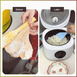 Spoon High Temperature Resistance Standing Firmly Tableware Food Grade Material not Easily Deformed