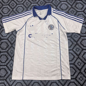 AE Exclusively for the three-leaf white retro short-sleeve football jersey Football uniform jersey
