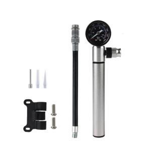 160PSI Road Bike Pump Portable Compacts Hand Air pumps Inflator with Gauge Bicycles Tire Inflator Cycling Accessories