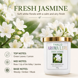 [SG Ready Stock]Fragrance Gel 190g| 120-180 Days |Flameless Room Air Freshener for Bedroom Living Room Car Office Home